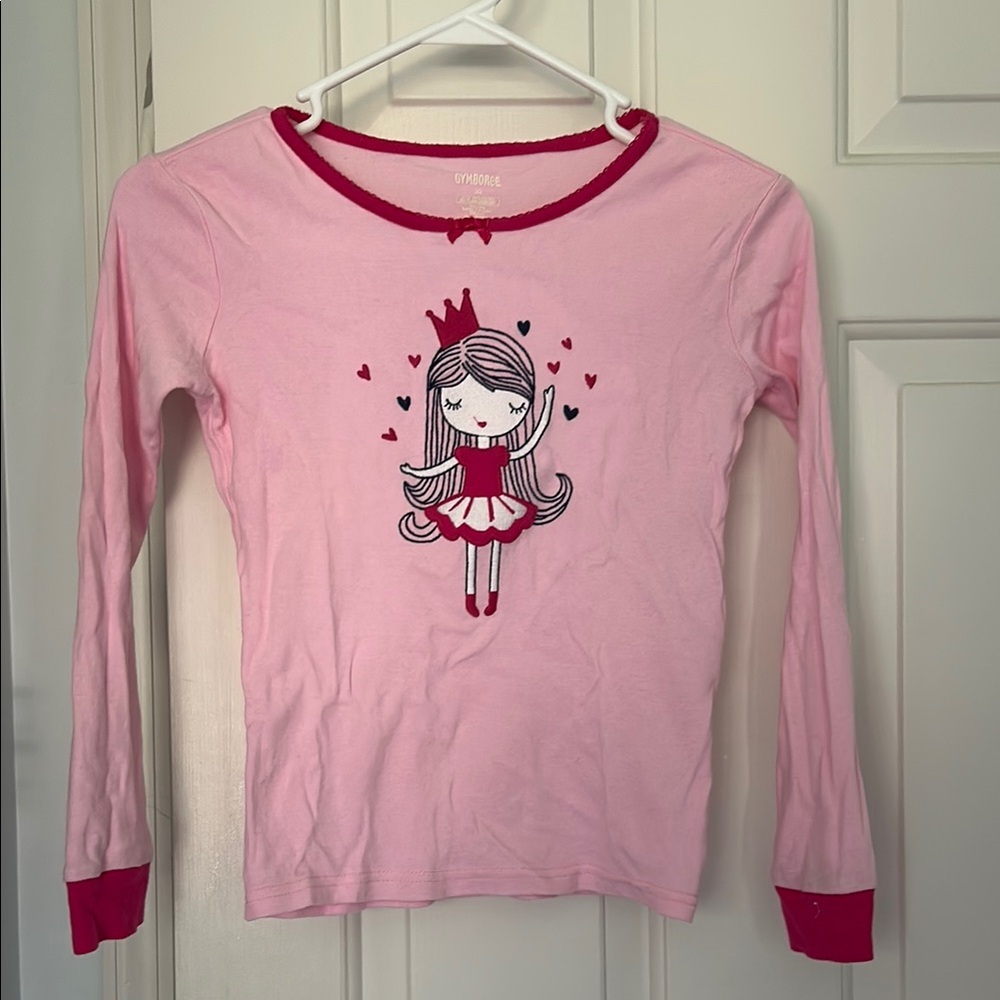Gymboree Pink and Red Long Sleeve Tees